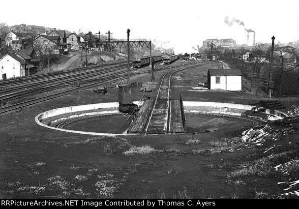 PRR 24th Street Turntable, c. 1933